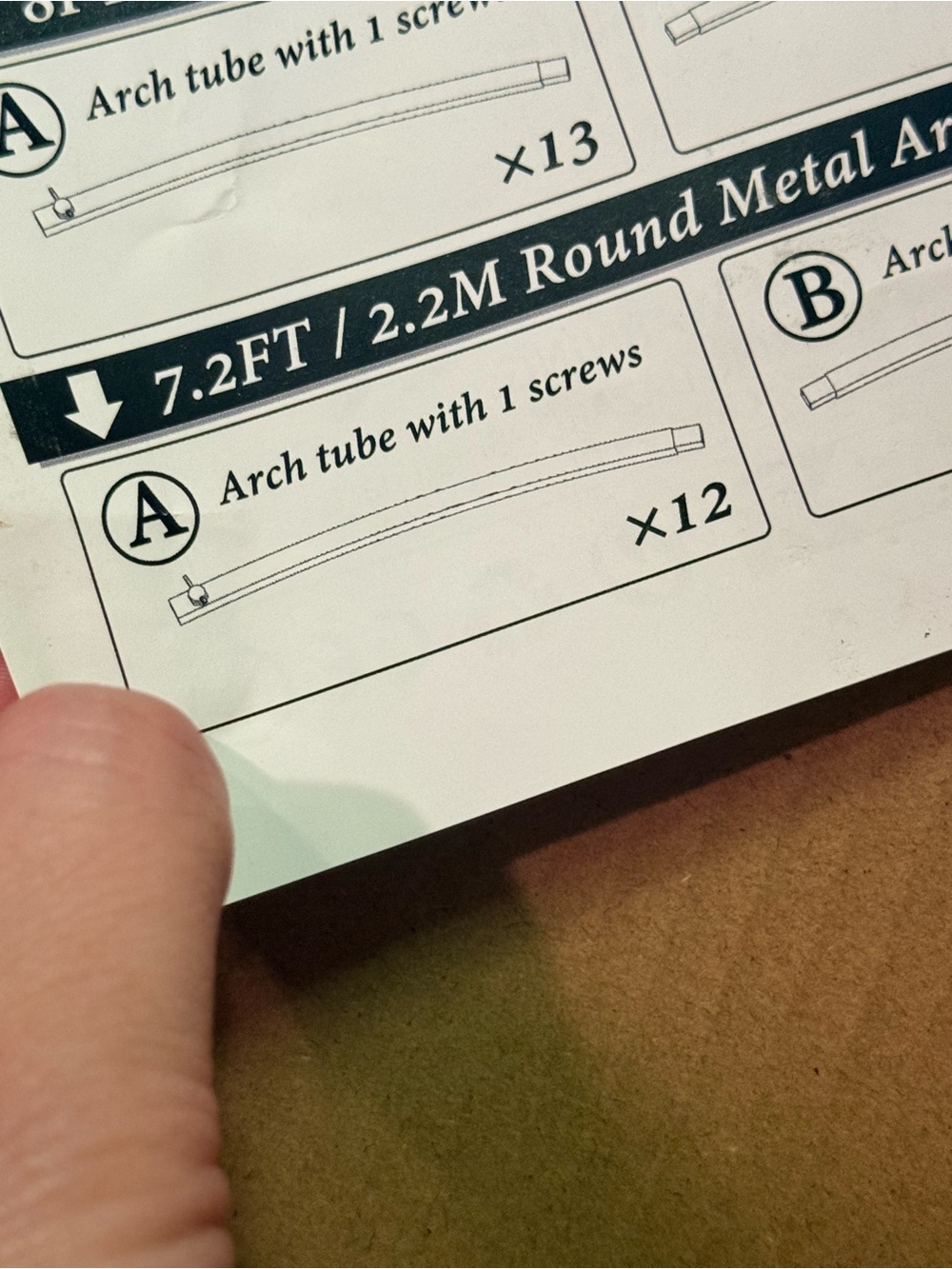 Metal Arch Kit - Gold 7.2 ft - Picture 2 of 3